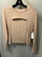 Top Long Sleeve By Open Edit In Tan, Size: L on Sale