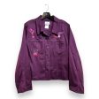 Jacket Denim By Christopher And Banks In Purple, Size: Xl Fashion