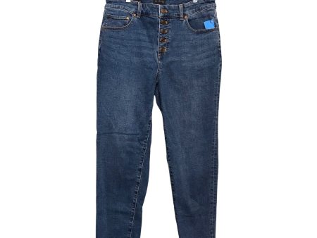 Jeans Straight By Talbots In Blue Denim, Size:10 Cheap