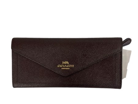 Wallet Leather By Coach, Size: Large Online Hot Sale