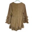 Romper By Clothes Mentor In Tan, Size: S Online Hot Sale