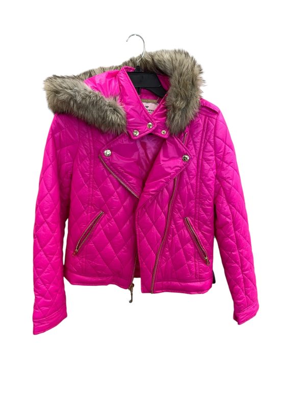 Jacket Puffer & Quilted By Juicy Couture In Pink, Size: S Discount