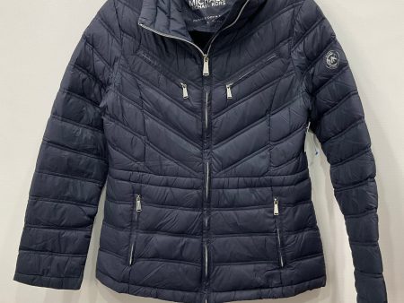 Jacket Puffer & Quilted By Michael Kors In Blue, Size: M Sale