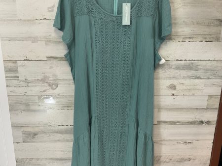 Dress Casual Maxi By Coldwater Creek In Green, Size: 3x For Discount