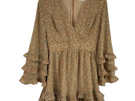 Romper By Clothes Mentor In Tan, Size: S Online Hot Sale