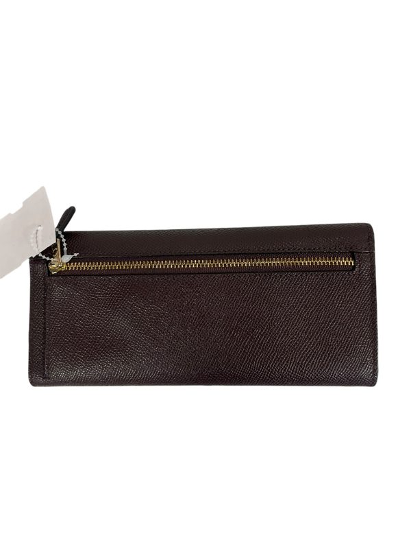 Wallet Leather By Coach, Size: Large Online Hot Sale