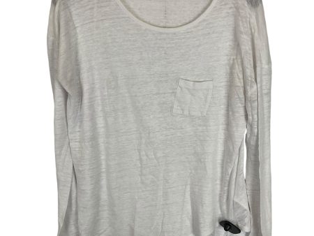 Top Long Sleeve By Michael By Michael Kors In White, Size: S Cheap