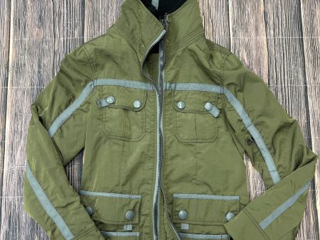 Jacket Windbreaker By Clothes Mentor In Green, Size: L For Discount