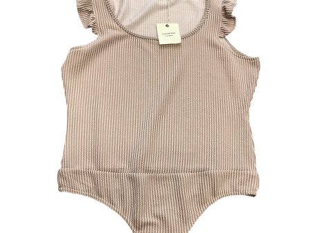 Bodysuit By Clothes Mentor In Brown, Size: Xl Online Sale