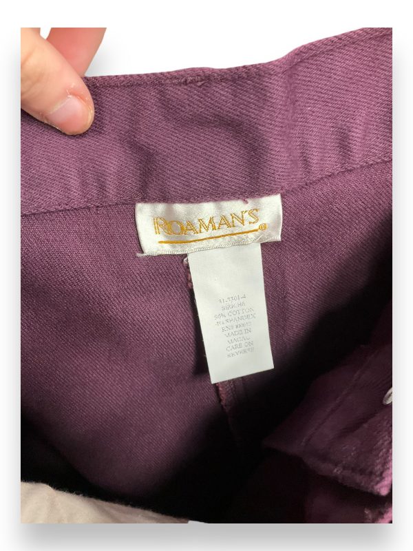 Pants Work dress By Romans In Eggplant, Size: 16 Cheap