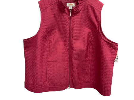 Vest Puffer & Quilted By Talbots In Pink, Size: 3x on Sale