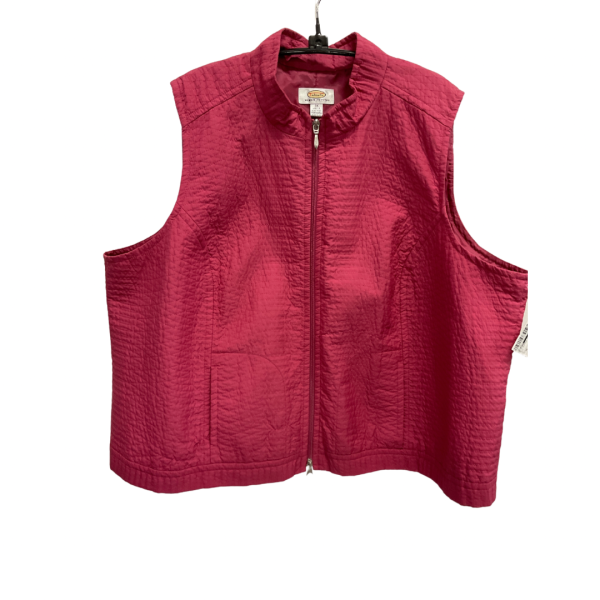 Vest Puffer & Quilted By Talbots In Pink, Size: 3x on Sale