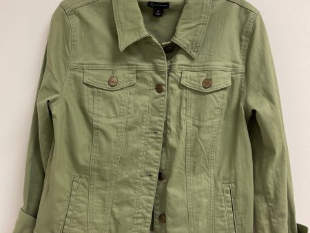 Jacket Denim By New Directions In Green, Size: M Supply