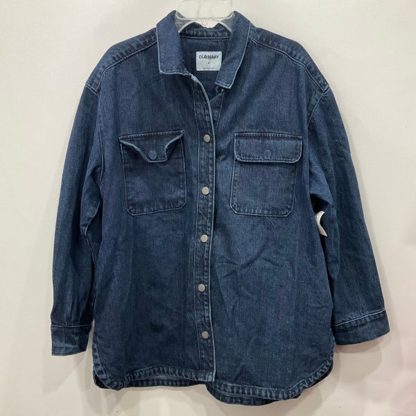 Jacket Denim By Old Navy In Denim, Size: Xl Fashion