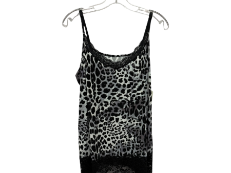 Top Cami By Lane Bryant In Black & Grey, Size: 1x For Cheap