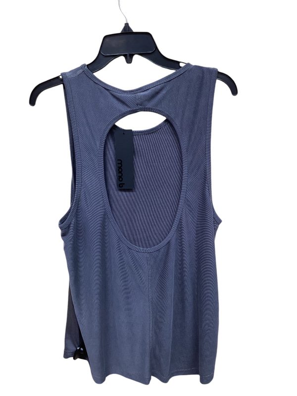 Top Sleeveless By Mono B In Grey, Size: L Online Sale