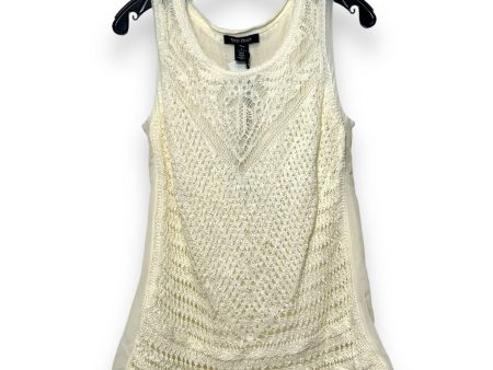 Top Sleeveless By White House Black Market In Ivory, Size: S Online