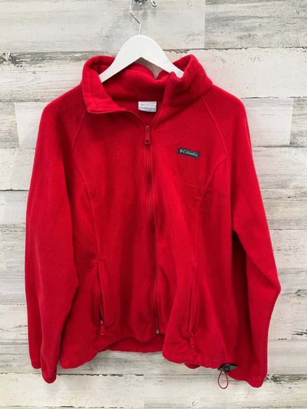 Jacket Fleece By Columbia In Red, Size: Xxl Online Hot Sale