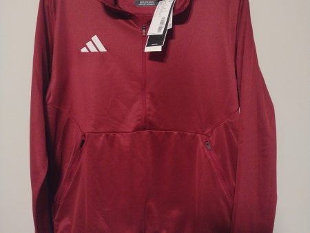 Athletic Top Long Sleeve Collar By Adidas  Size: S Supply