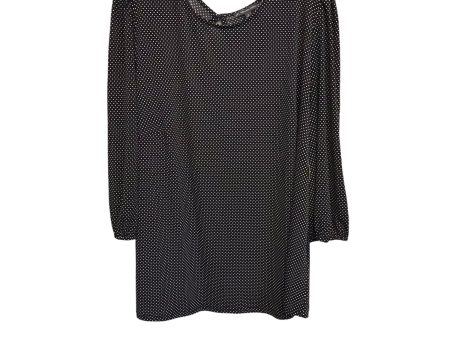 Top Ls By Adrianna Papell In Black & White, Size:3X Discount