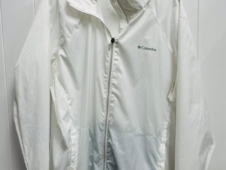 Jacket Windbreaker By Columbia In White, Size: 3x For Discount