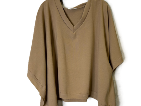 Top Short Sleeve Basic By Ces Femme In Brown, Size: L For Sale