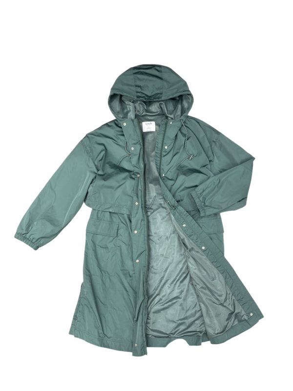 Jacket Windbreaker By Old Navy In Green, Size: L Discount