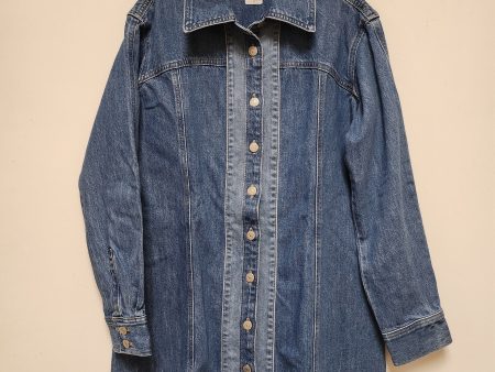 Dress Casual Short By Levis In Blue Denim, Size: M Fashion