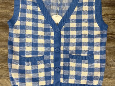 Vest Other By Clothes Mentor In Plaid, Size: M Hot on Sale