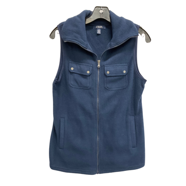 Vest Fleece By Chaps In Navy, Size: S Online Hot Sale