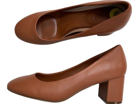 Shoes Heels Block By Aerosoles In Brown, Size: 9 Sale