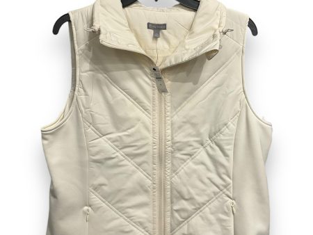 Vest Puffer & Quilted By Talbots In Cream, Size: Lp For Sale