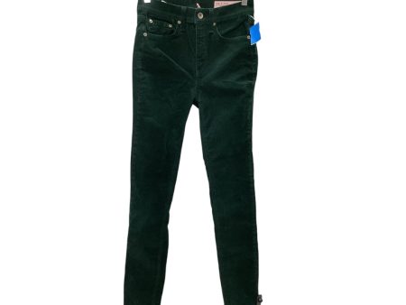 Pants Corduroy By Rag And Bone In Green, Size: 2 Supply