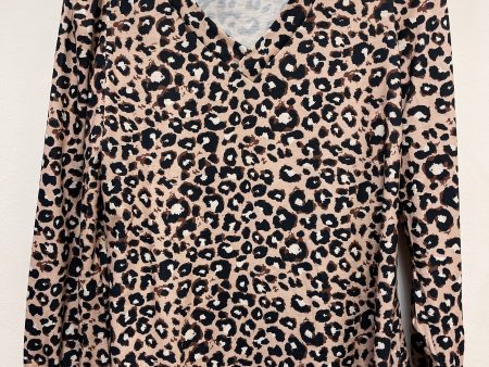 Top Long Sleeve By Clothes Mentor In Animal Print, Size: S For Discount