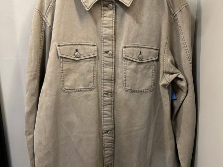 Jacket Shirt By Divided In Green, Size: M Fashion