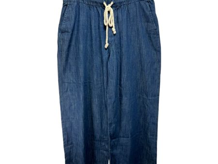 Jeans Wide Leg By J. Crew In Blue Denim, Size: Xl For Sale