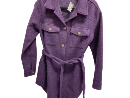 Coat Other By Clothes Mentor In Purple, Size: M For Cheap