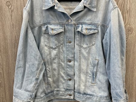 Jacket Denim By Loft In Blue Denim, Size: L Discount