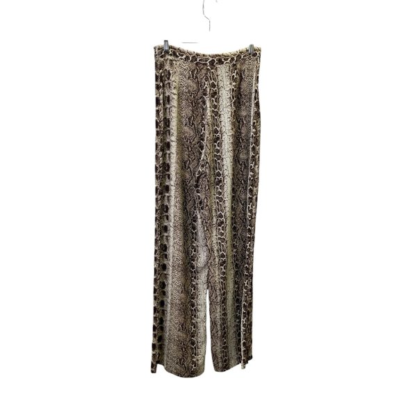 Pants Wide Leg By Pretty Little Thing In Snakeskin Print, Size:8 Fashion