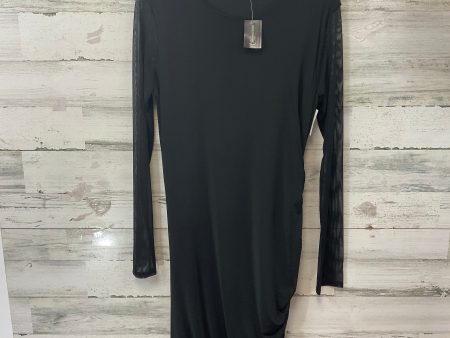 Dress Party Midi By Inc In Black, Size: L on Sale