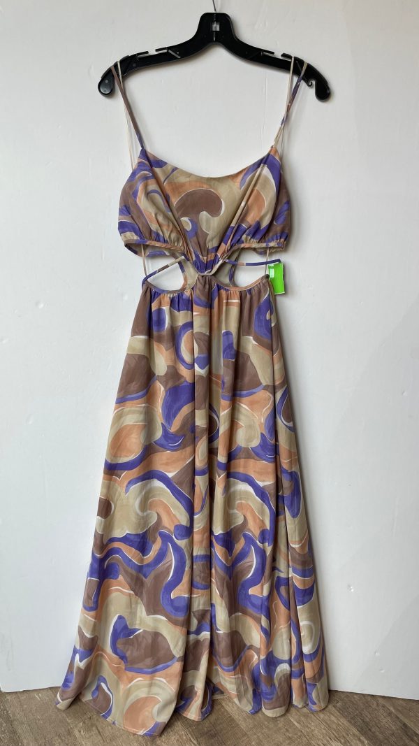 Dress Party Long By Astr In Purple & Tan, Size: M Discount