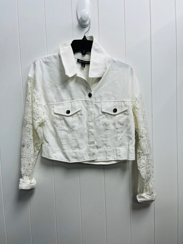 Jacket Puffer & Quilted By Inc In White, Size: S Online Hot Sale