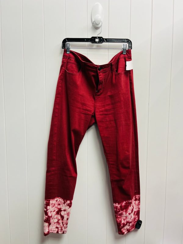 Pants Other By Baccini In Red, Size: 10 Sale