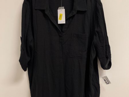 Top Short Sleeve By West Bound In Black, Size: Xl Online Sale