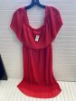 Dress Party Midi By Express In Red, Size: L For Cheap