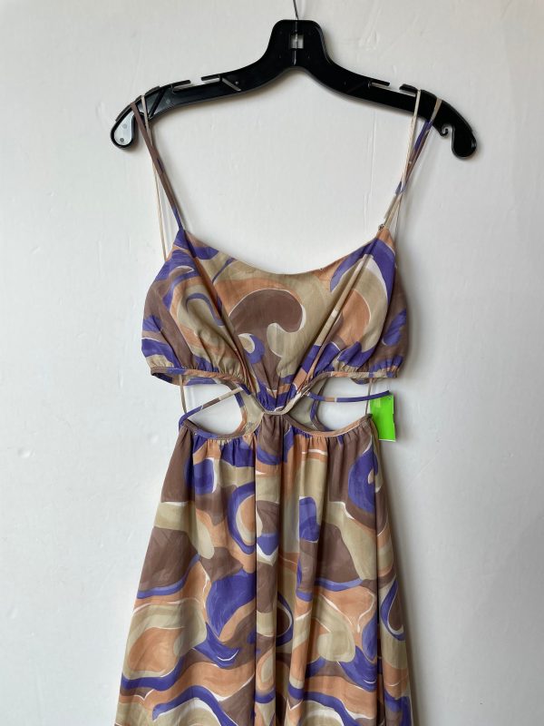 Dress Party Long By Astr In Purple & Tan, Size: M Discount