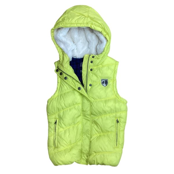 Vest Puffer & Quilted By American Eagle In Yellow, Size: Xs Cheap