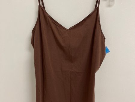 Top Sleeveless By Cabi In Brown, Size: L Online