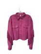 Jacket Leather By Glam In Pink, Size: L For Sale