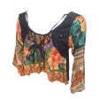 Floral Crochet Blouse By Farm Rio In Multi-colored, Size: S For Sale